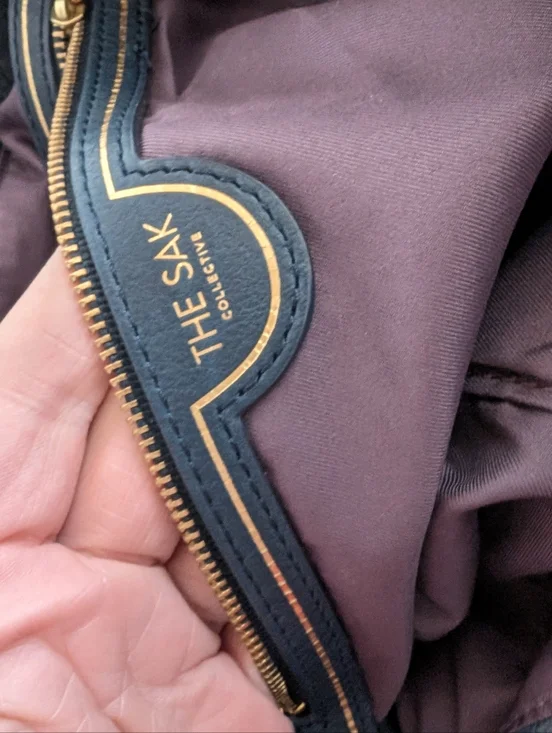 The Sak Multi Coloured Crochet And Baby Leather Purse - Picture 5 of 9